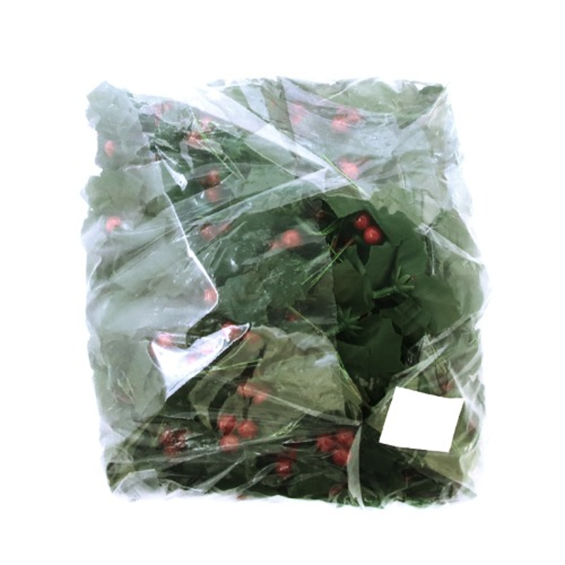 조화 빨강열매잎 7cm