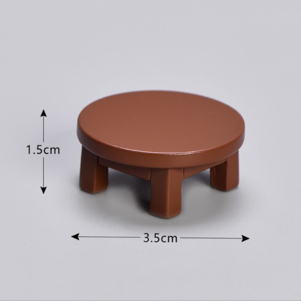 1103 [미니어처] 브라운 원형 탁자