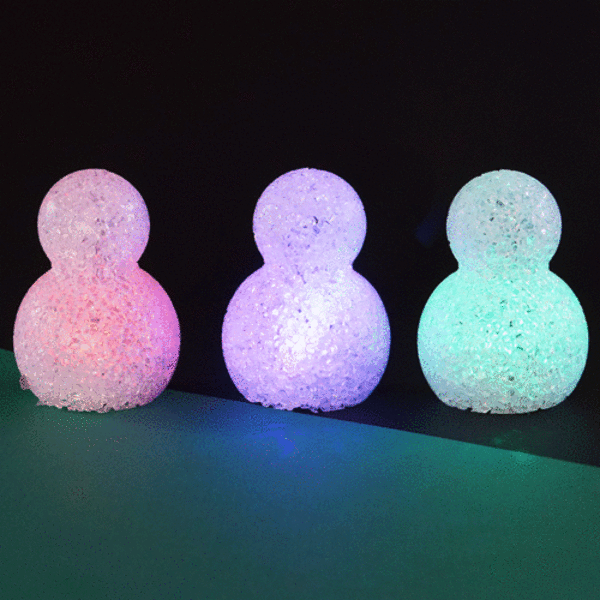 LED 크리스탈 코튼(눈사람 소9cm)