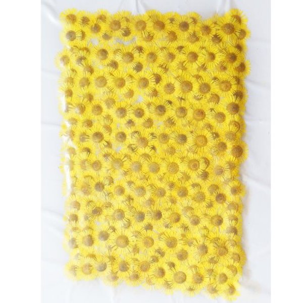 [대용량] 드라이플라워 꽃송이 L127B [개망초 노랑]1.2cm~1.6cm 