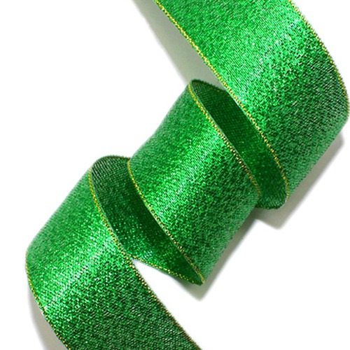 리본끈(슈퍼금사)초록-37m