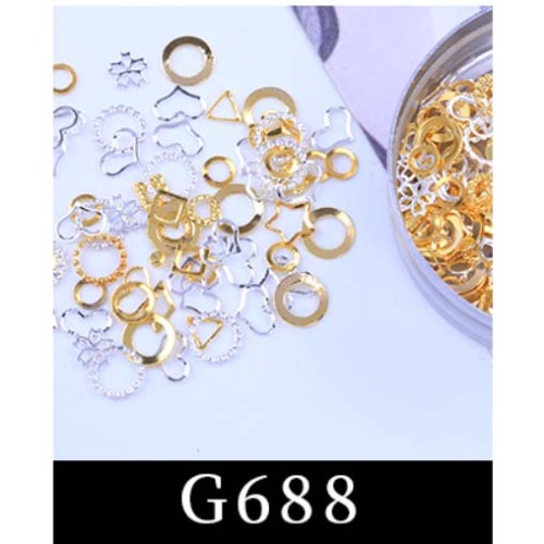 G688 골드실버 눈물조각