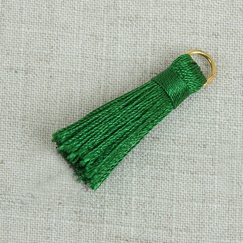 장신구줄(태슬고리) 12 초록 3cm