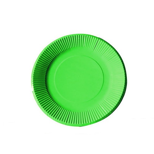 유광 칼라종이접시(초록)