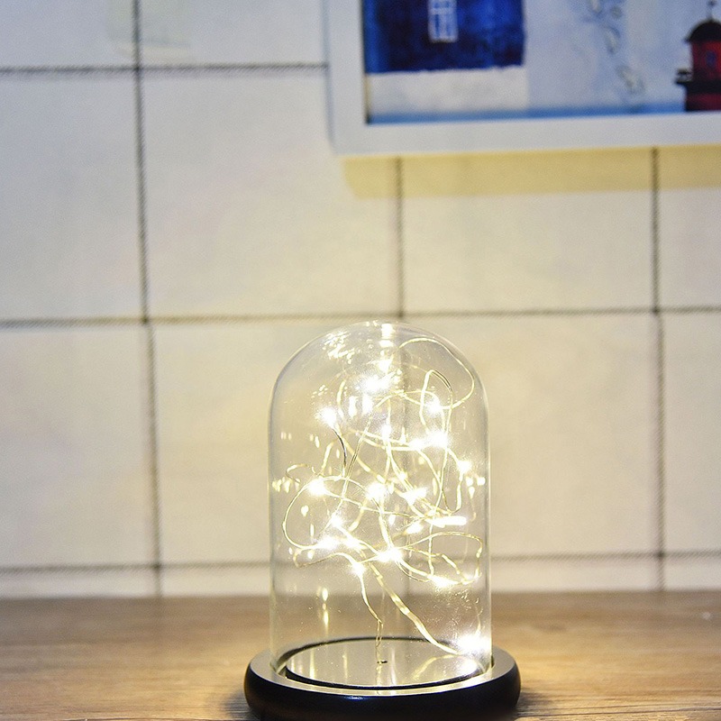 LED 유리돔 피치 블랙 0053 [9cm*15cm]