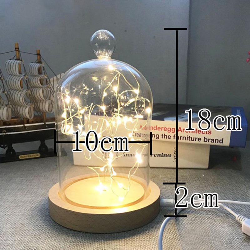 LED 유리돔 동그라미 0053 [10cm*18cm]