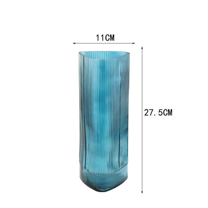 삼각 유리화기 커팅 블루 2237508447 [11cm*27.5cm]