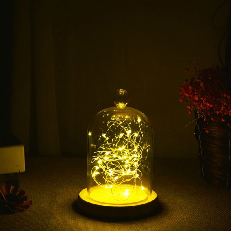 LED 유리돔 동그라미(40등) 0061 [10cm*18cm]