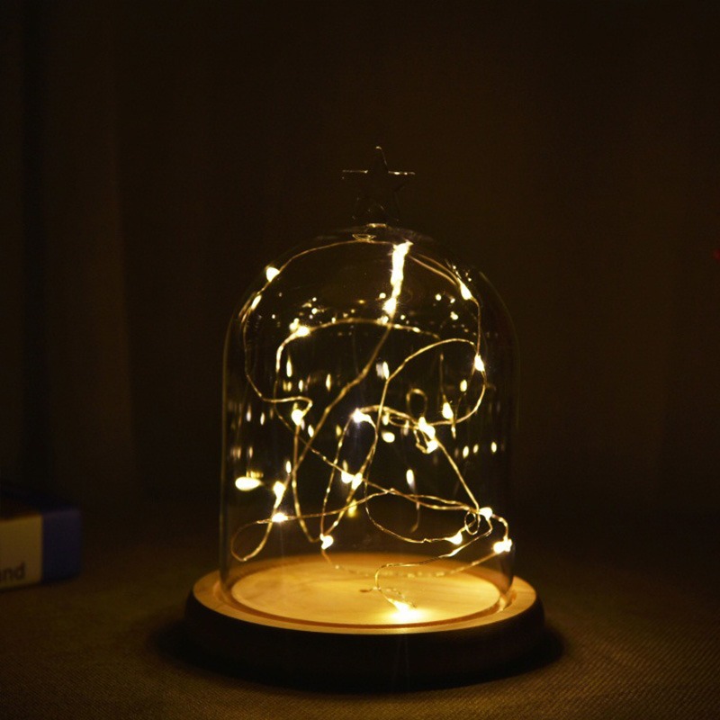 LED 유리돔 별(20등) 0061 [12cm*18cm]