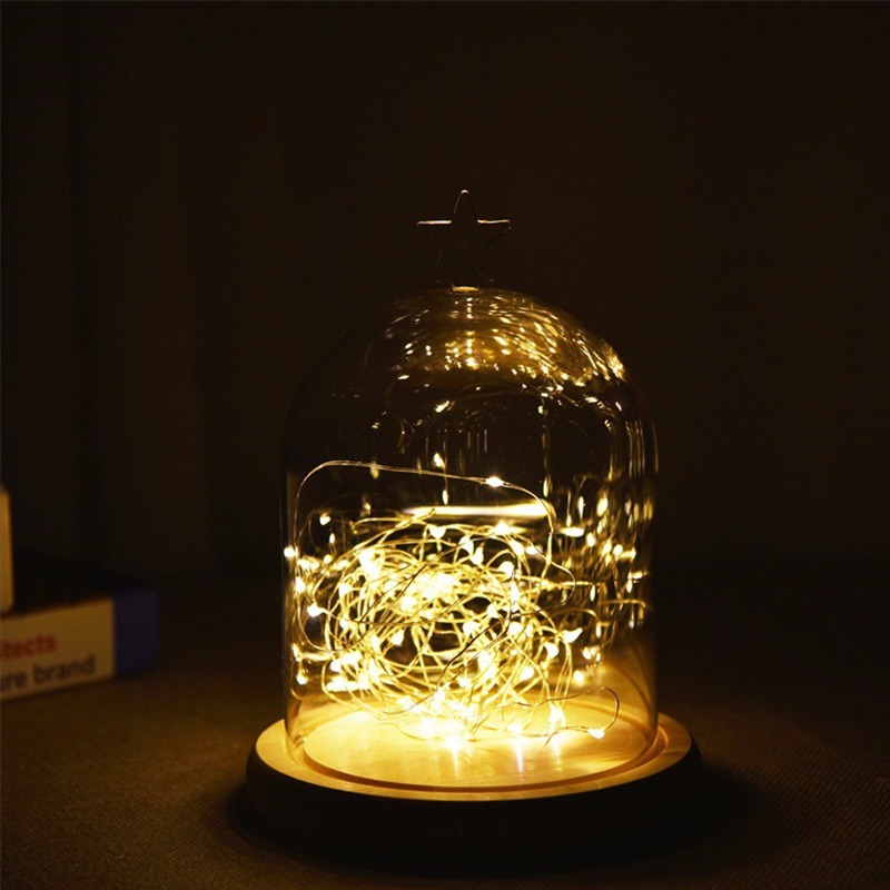 LED 유리돔 별(50등) 0061 [12cm*18cm]