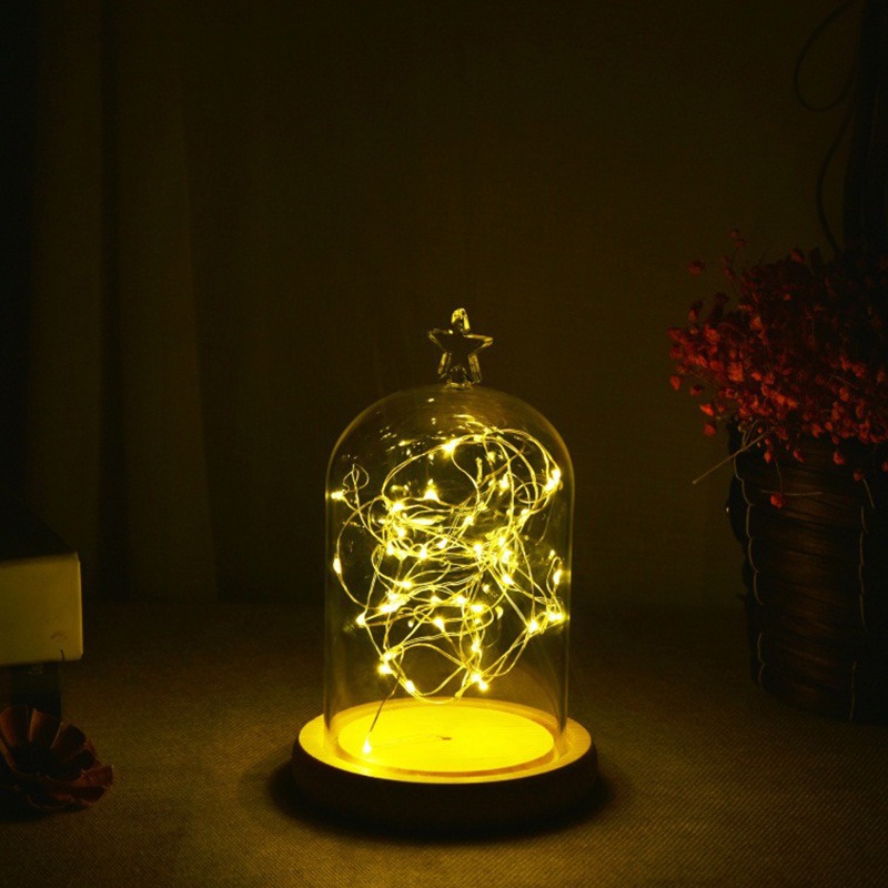 LED 유리돔 별(40등) 0061 [10cm*18cm]