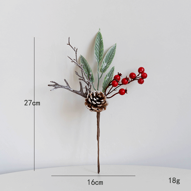 크리스마스 장식 나뭇가지 16*27cm CZ06 [2종 택1]